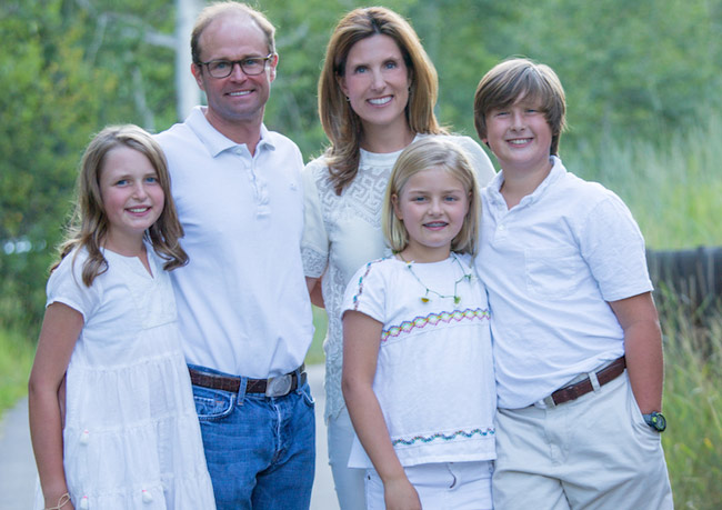 Conner and Ginny Searcy and family.