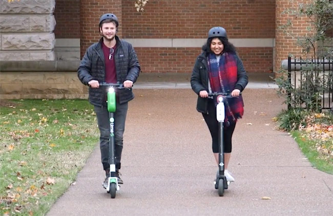 Learn to use electric scooters safely at a free Vanderbilt class on April 27. (Vanderbilt University)