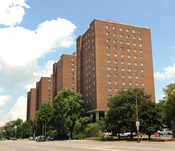 The Nashville Fire Department will conduct high-rise fire response drills in Vanderbilt's 14-story Carmichael West Tower 4 June 18-29. (Vanderbilt University)