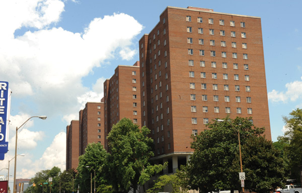 Carmichael Towers on the Vanderbilt University campus. (Vanderbilt University)