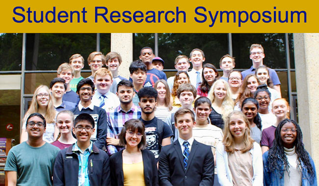 Save the date for the annual Center for Science Outreach High School Student Research Symposium, set for Wednesday, July 10.