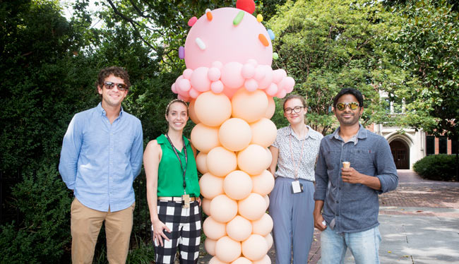 Thousands of university employees showed up for frozen treats at Vandy Chills, the annual Employee Appreciation event, on Aug. 8. (Vanderbilt University)