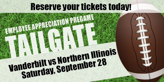 Reserve tickets for Employee Appreciation Pregame Tailgate