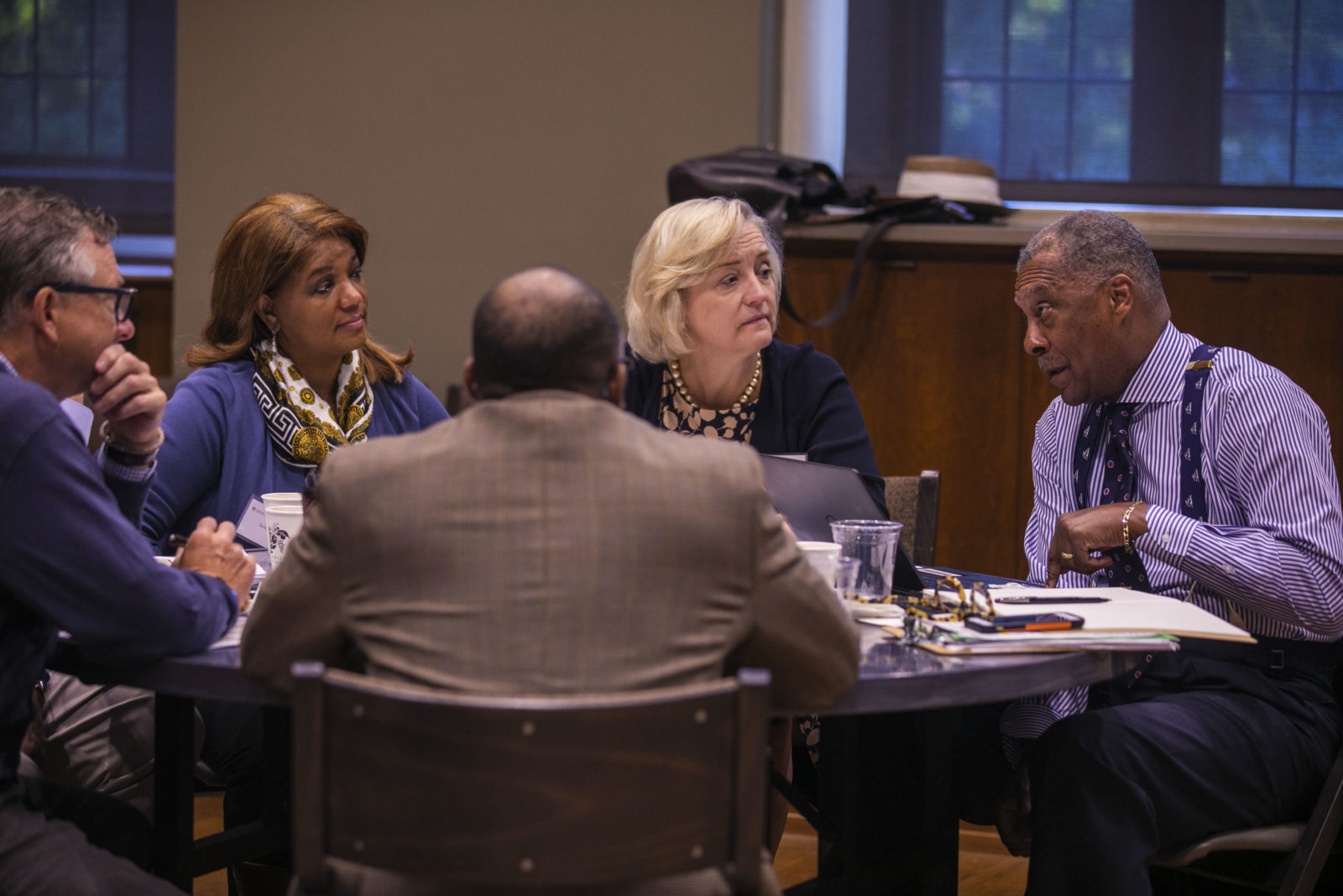 Unconscious Bias training with university leadership. Chancellor Wente, the Vice Chancellors and Deans gathered for a training on unconscious bias. Vanderbilt University (Anne Rayner/Vanderbilt)