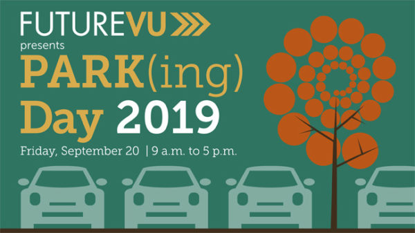 FutureVU Parking Day 2019 event graphic