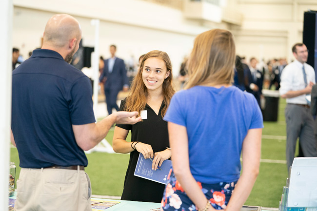 Vanderbilt Career Center fall Career Fair on Sept. 11. (Joe Howell/Vanderbilt)