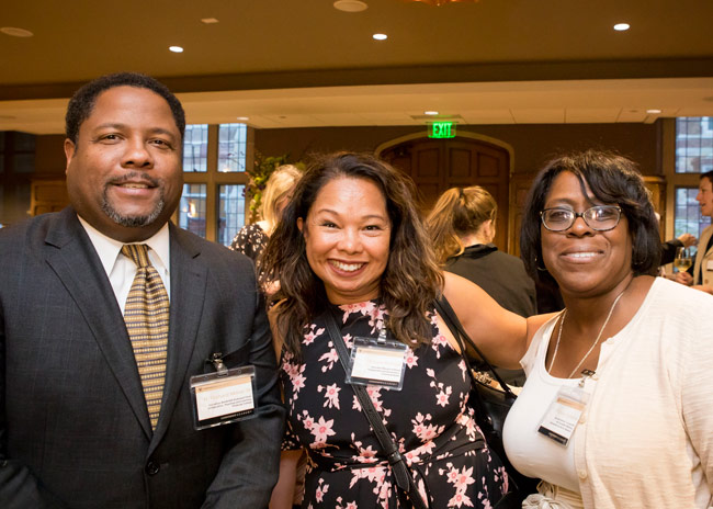 Rich Milner, Maggie McHugh and Dinessa Solomon (Susan Urmy/Vanderbilt)