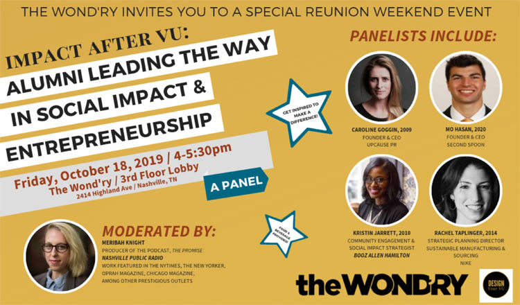 Impact After VU panel discussion flyer