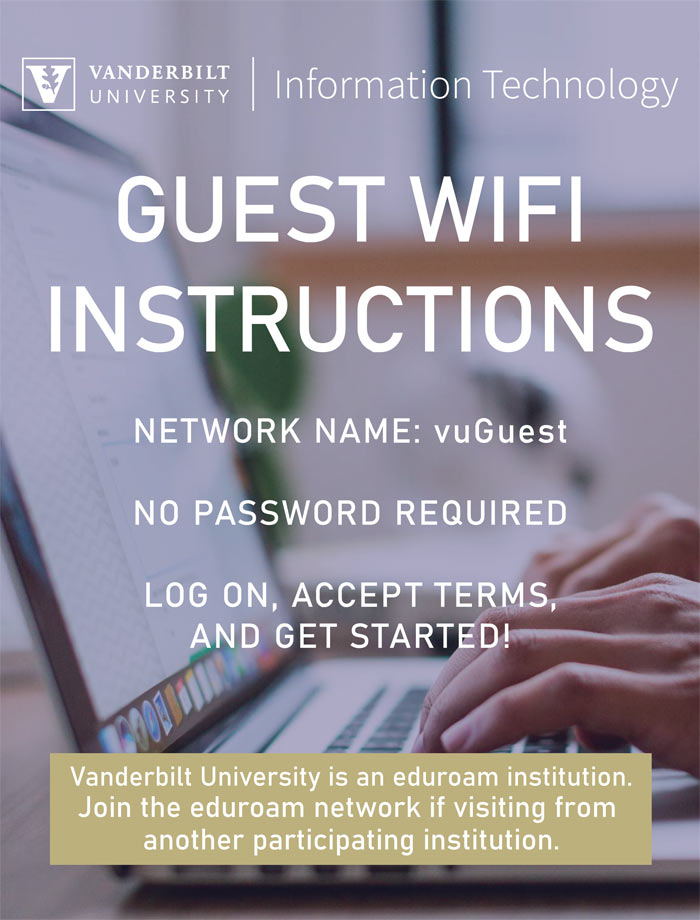 Guest Wi-Fi instructions flyer