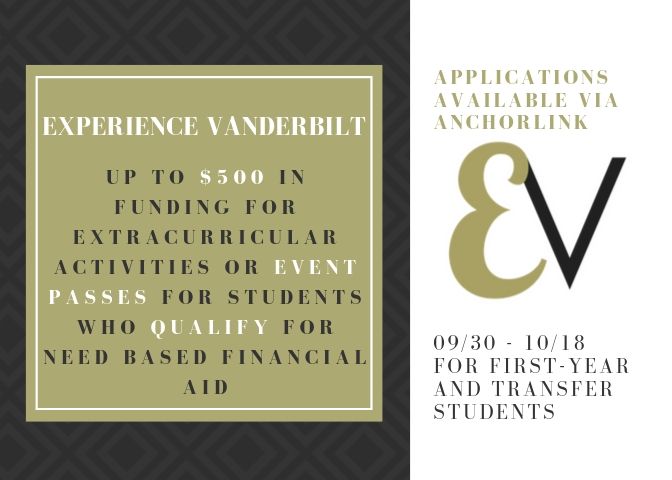 Experience Vanderbilt application graphic