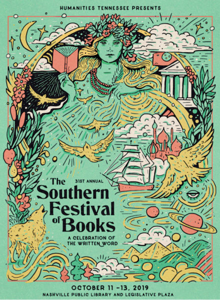 Poster art for the 2019 Festival by Nashville artist Rachel Briggs