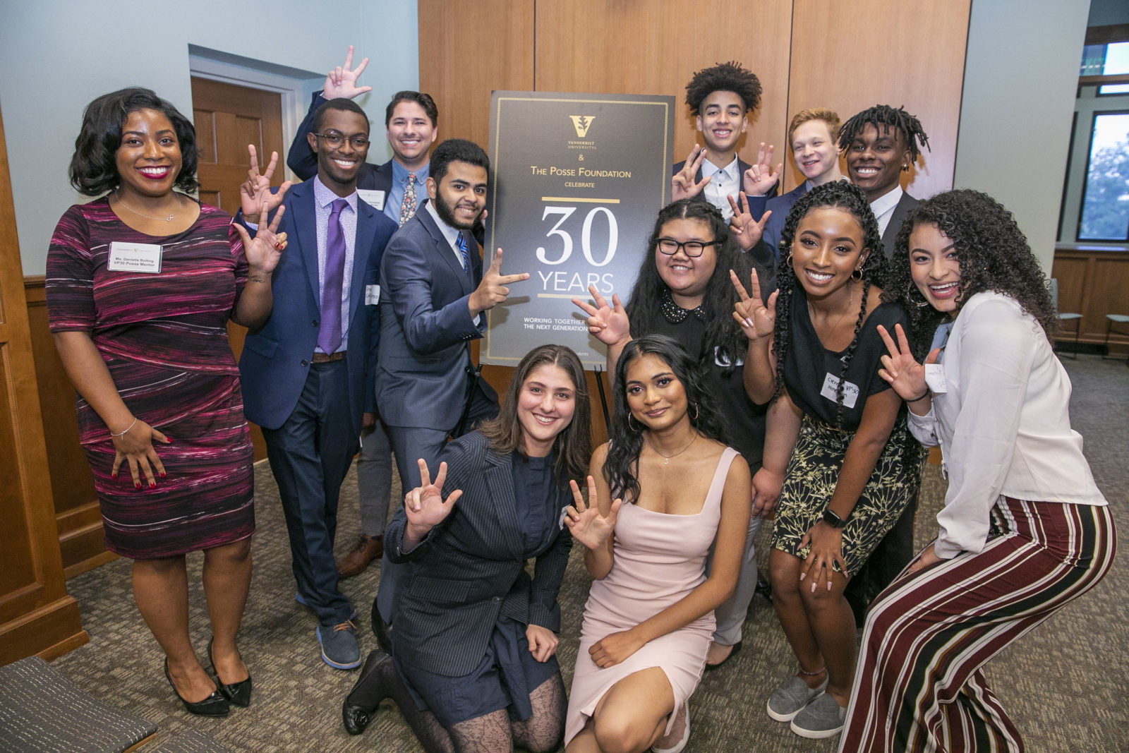 Posse Scholars program celebrates 30th anniversary. (Anne Rayner/Vanderbilt)