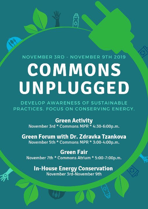 Commons Unplugged event flyer