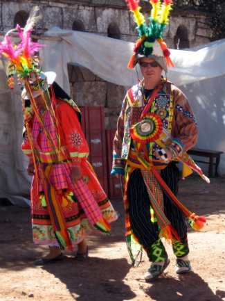 Associate Professor of Anthropology John W. Janusek was a devoted participant in Andean rituals and celebrations (courtesy of Professor Andy Roddick)