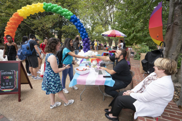 National Coming Out Day at Fleming Yard and Rand Patio on Oct. 11 (Joe Howell/Vanderbilt University)