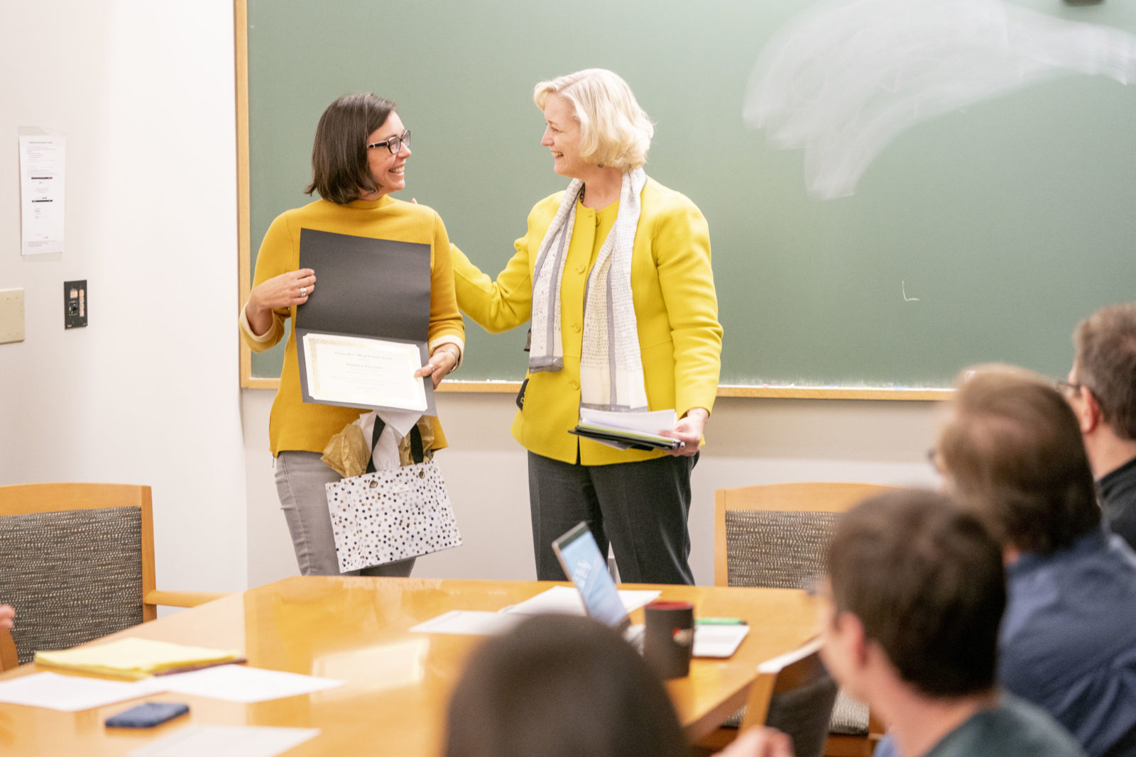 Acorn School teachers, chemistry department administrator honored with