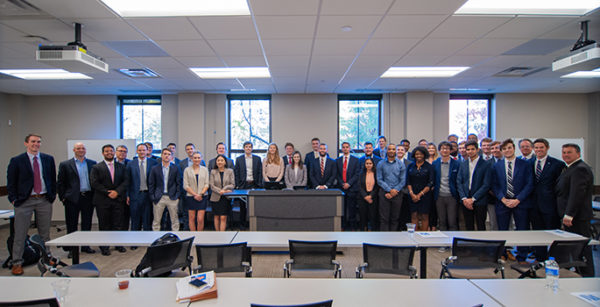 TVA Investment Challenge students at a recent gathering at Vanderbilt. (Image provided)