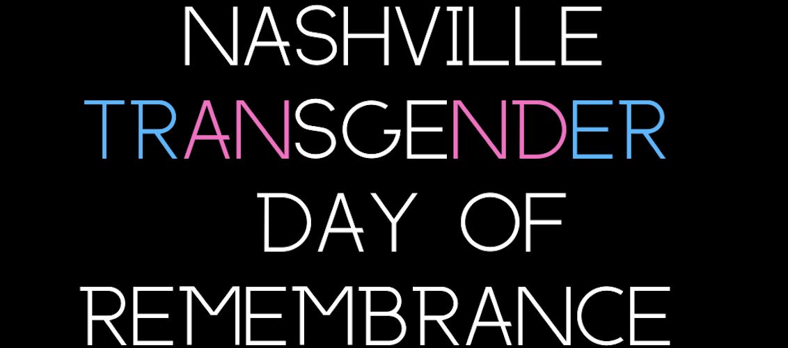 Transgender Day of Remembrance graphic.