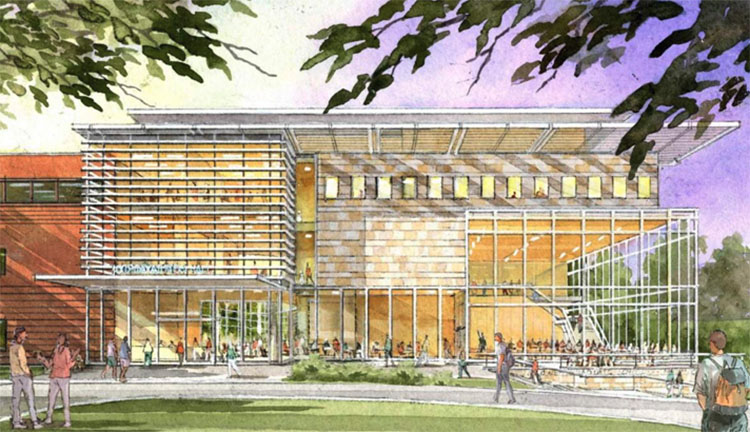 Conceptual rendering of the Owen Graduate School of Management. (Vanderbilt University)