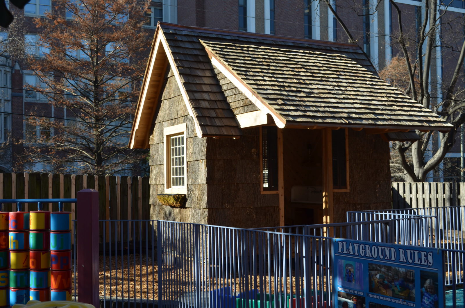 The "Peter Rabbit House" at The Susan Gray School. (photo by Jessica Beckmann/Vanderbilt) 