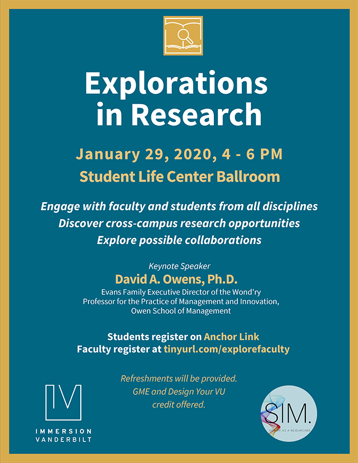 Explorations in Research poster 