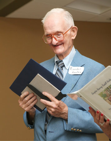 Randall Harley Jr. honored at Peabody reception in 2012 (Susan Urmy/Vanderbilt University)