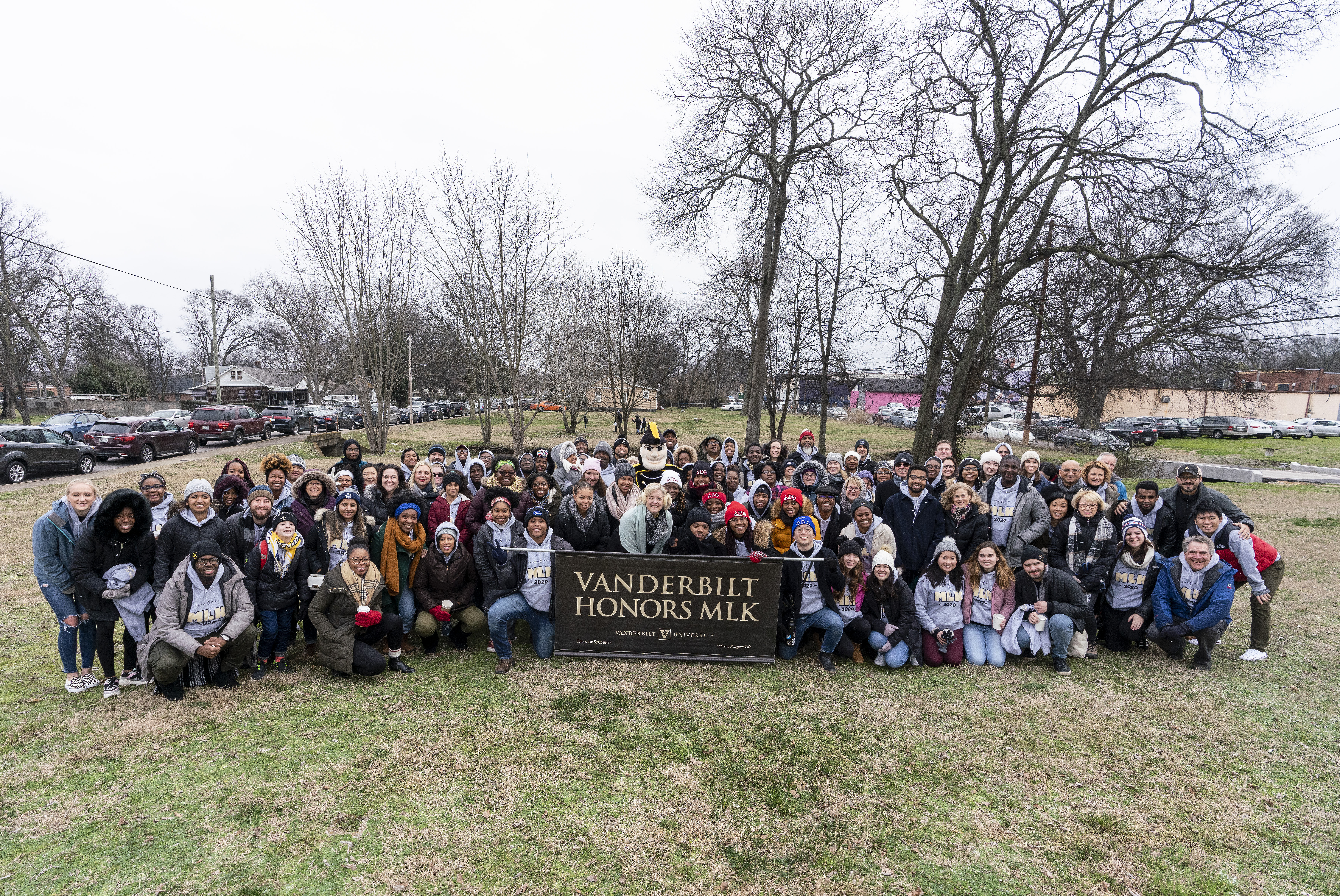2020 MLK Day March in Nashville starting at Jefferson Street and finishing at TSU’s Gentry Center. Vanderbilt students, faculty, staff, and administrators took part in the event commemorating Martin Luther King Jr. (Vanderbilt University/Joe Howell)