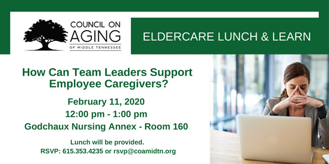 Elder care lunch and learn Feb. 11