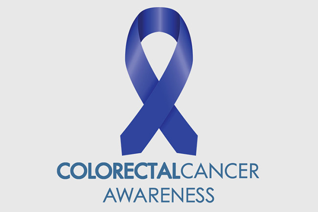 Colorectal Cancer Awareness blue ribbon