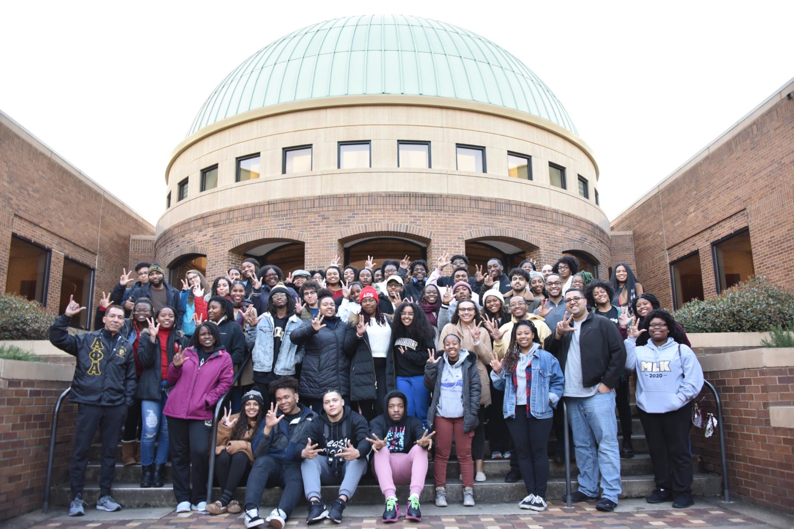 The first stop on the Black History Immersion Excursion was a visit to the Birmingham Civil Rights Institute. (Rosevelt Noble/Vanderbilt)