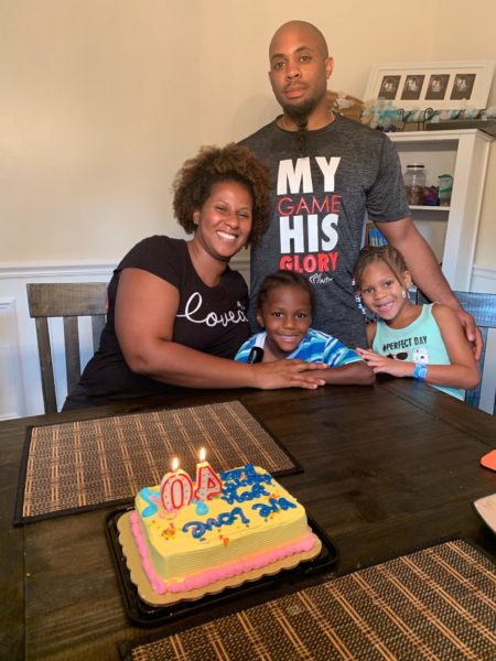 Renã Robinson and family.