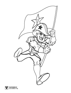 college mascot coloring pages