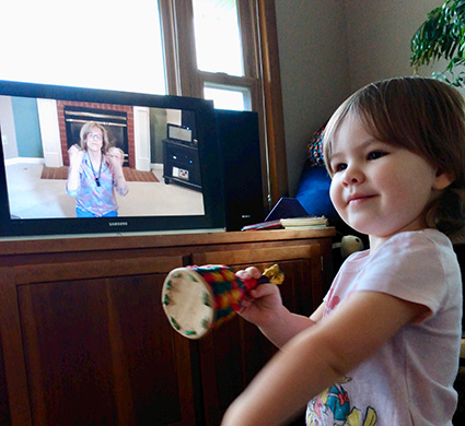 Kindermusik classes for infants through age 5 and their caregivers are offered weekly. (Vanderbilt University)