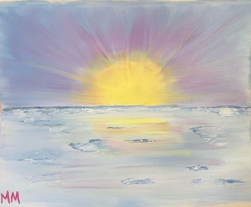 "A Mellow Sunset" by Melissa Gramling Meares 