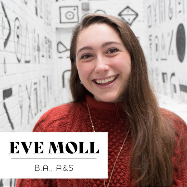 Eve Moll, BA’20, Arts and Science