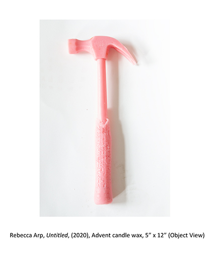 Rebecca Arp, "Untitled" (wax Hammer)