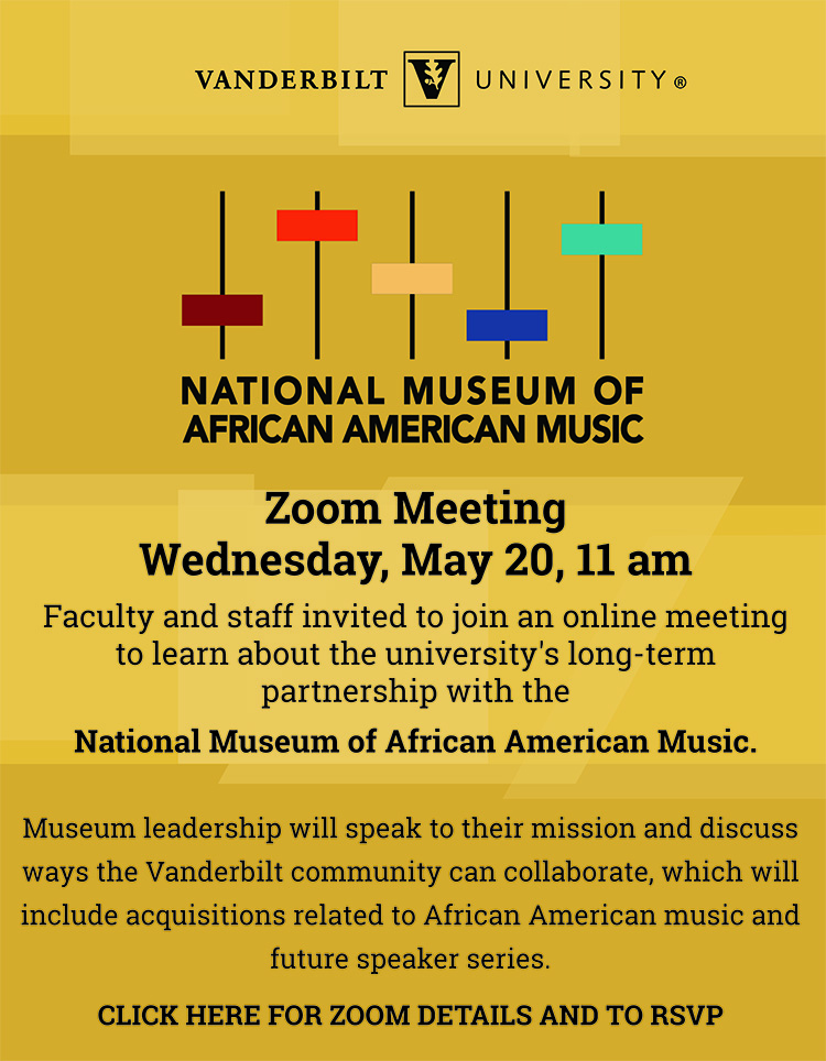 NMAAM Zoom meeting May 20 flyer