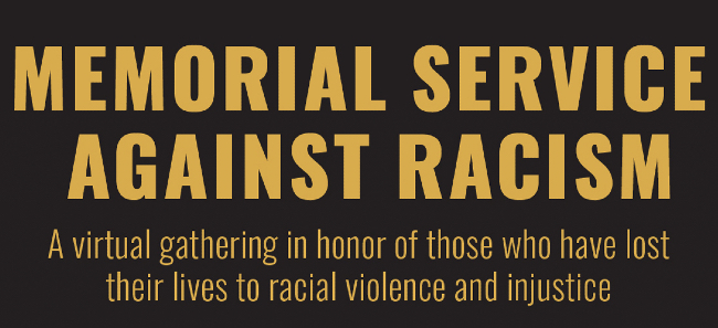 Memorial Service Against Racism