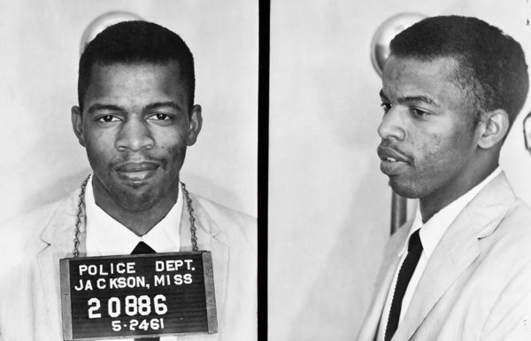 1961 mug shot of John Lewis. (Courtesy of Eric Etheridge)