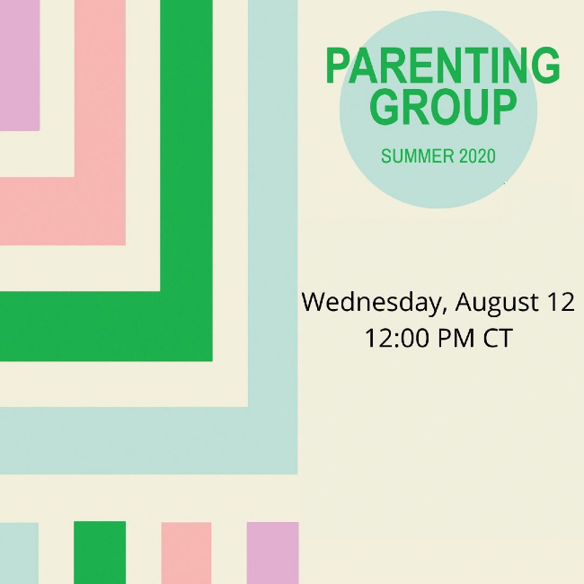 Parenting Group Aug. 12, 2020