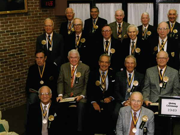 Dr. Robert Gotcher and classmates from the Vanderbilt University School of Medicine Class of 1949. (photo courtesy of Ann Price)