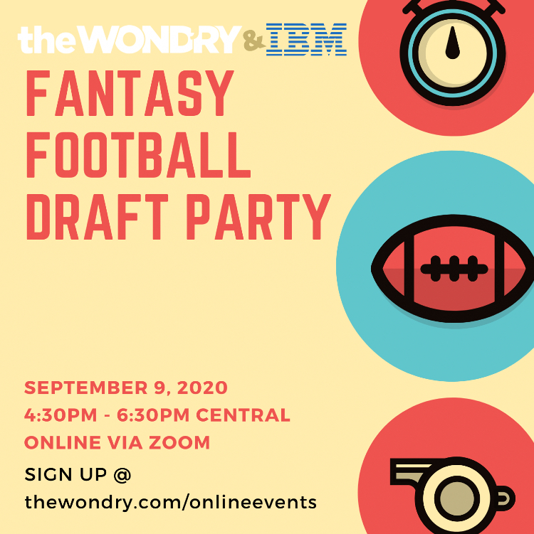 Wond'ry hosts Fantasy Football Draft Party featuring IBM's Watson Sept. 9