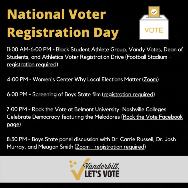 Register to vote in elections on National Voter Registration