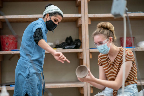 Raheleh Filsoofi, a new assistant professor in the Department of History of Art and Architecture, is teaching two introductory courses on ceramics this fall. (Vanderbilt University)