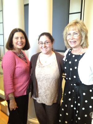 Photo of Rachel Schles with Deborah Hatton and Karen Blankenship