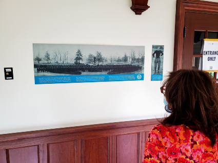 Archival photographs from Special Collections and University Archives are currently on display at E. Bronson Ingram College. (Brandon Hulette/Vanderbilt)