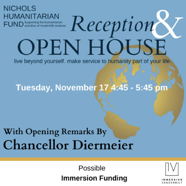 Nichols Humanitarian Fund Reception and Open House