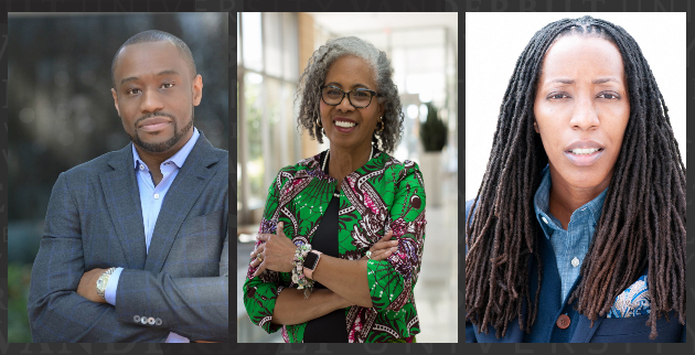 Marc Lamont Hill, Gloria Ladson-Billings and Bettina Love