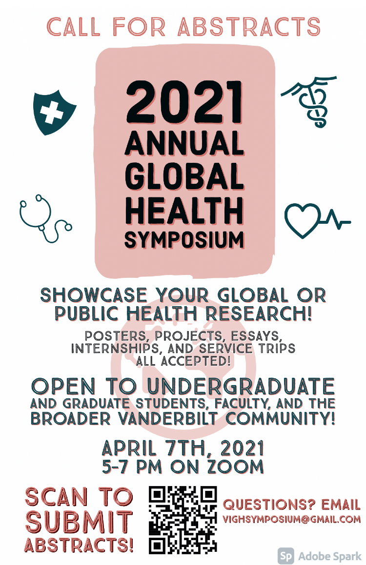 2021 Global Health Symposium flyer