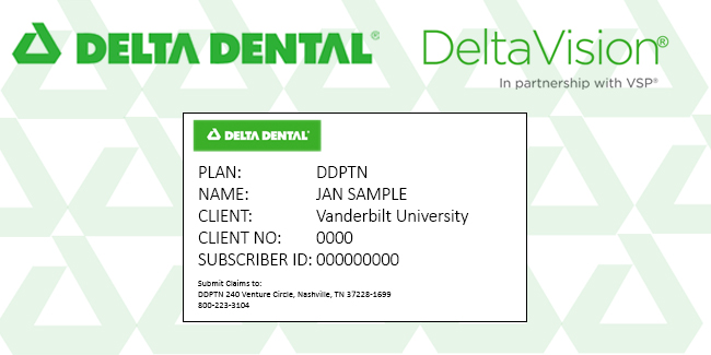 Delta Dental and Delta Vision cards